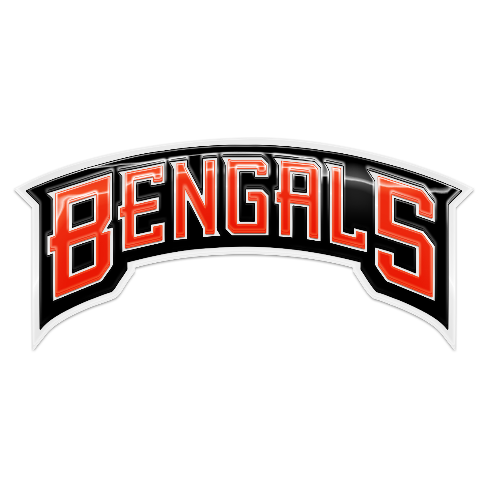 Cincinnati Bengals Crystal Logo iron on paper